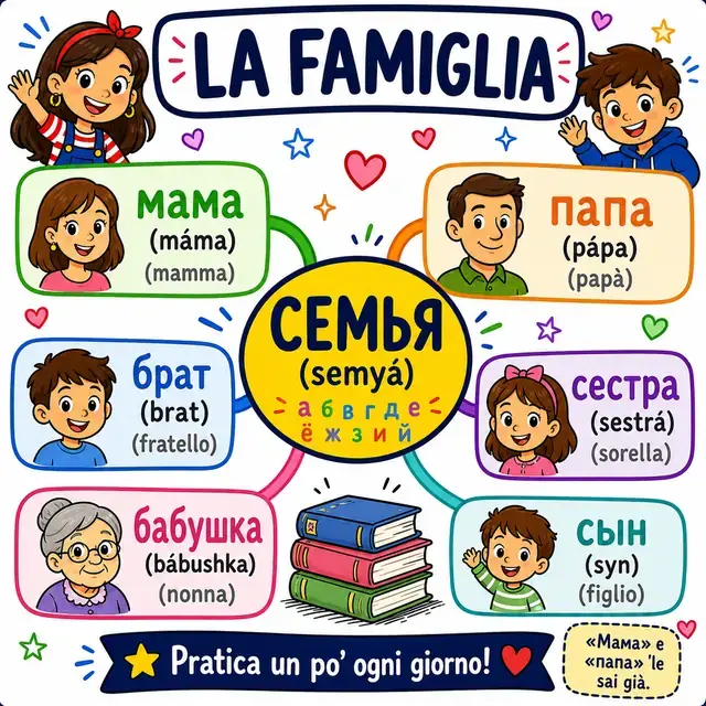 Mappa mentale: Famiglia